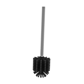 Brosse WC avec Manche Inox epoxy Anthracite Delabie 4048MLC