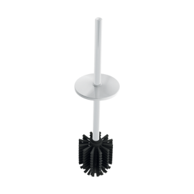 Brosse WC avec Manche Inox epoxy Blanc Delabie 4048MLW