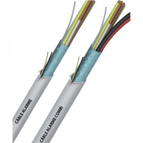 Câbles Alarme 6x0,22mm Couronne de 100m