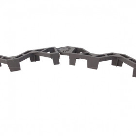 Cale d'Armature PVC Horizontale avec encoche 2ml x40 cm Dualfix, par 60