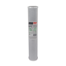 Cartouche Filtrante Eau Charbon Actif Bloc Aquapro APC 20'' 0,5µm