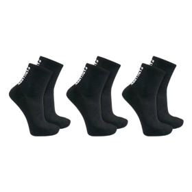 Chaussettes Carhartt Force Logo Short Crew SS9933M Black XL x3