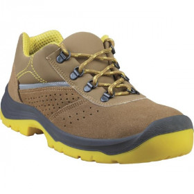 Chaussures de Sécurité DeltaPlus RIMINI4 S1P SRC Beige-Jaune 