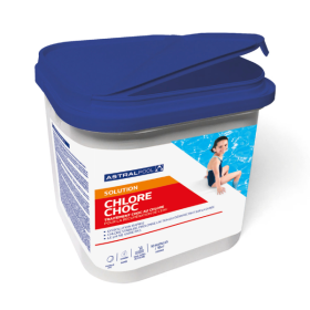 Chlore Choc pour Piscine AstralPool, Pastilles 30g Seau de 5kg