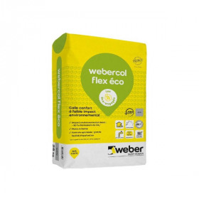 Mortier Colle Carrelage Murs et Sols Webercol Flex Éco Gris 25kg