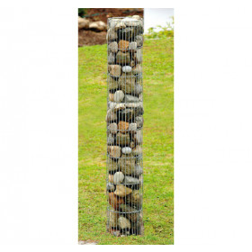 Colonne en gabions - Hauteur : 180cm 