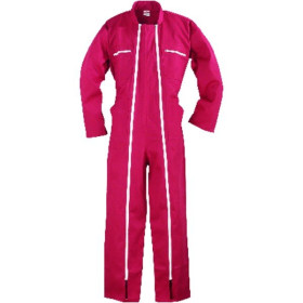 Combinaison de Travail Double Zip Coverguard Factory Rouge