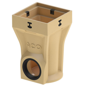 Corps d'avaloir 25x25cm pour Siphon ACO Europoint, Sortie H 400mm
