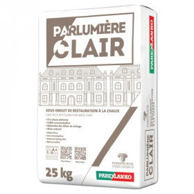 Corps d'enduit Parlumiere Clair Blanc ParexLanko PACL25 25 kg