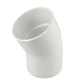 Coude PVC à Coller NF Mâle-Femelle 30° Nicoll CT3B Blanc, ⌀100mm