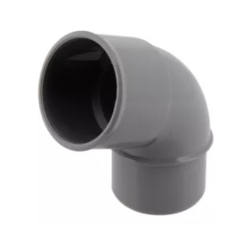 Coude PVC Mâle-Femelle 67'30° NF Nicoll CH6 Gris ⌀40mm, Lot de 10