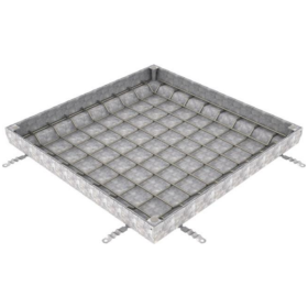 Couvercle à Carreler Galva M125 ACO Uniface 80 x 80cm, Hauteur 8 cm