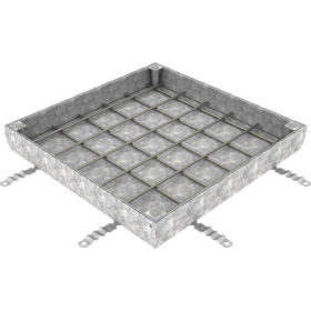 Couvercle à Carreler Galva M125 ACO Uniface 50 x 50cm, Hauteur 8 cm