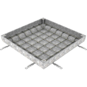 Couvercle à Carreler Galva N250 ACO Uniface 60 x 60cm, Hauteur 8 cm