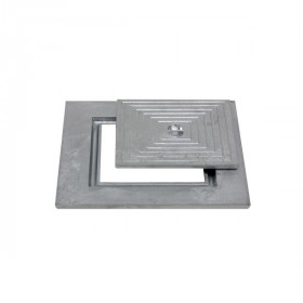 Couvercle de Regard 30 x 30 cm en Aluminum Simple