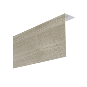 Couvercle d'angle PVC MEP Isocel Premium 150x50 Chêne Blanchi 3m