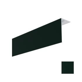 Couvercle d'angle PVC Bardage MEP Isocel Premium 90x50 Vert Basque 3m