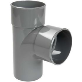 Culotte PVC à Coller M-F 87'30° NF Nicoll BJ18 Gris, ⌀50 mm