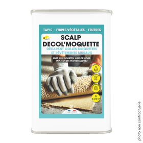 Décapant Colle Moquette Scalp Décolle Moquette, Bidon de 750ml