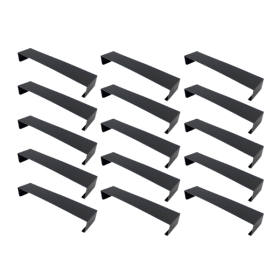 Eclisse de Couvertine Aluclos L 280 mm x l 50 mm Gris 7016, Lot de 15