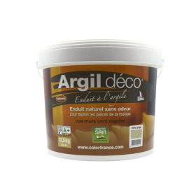 Enduit décoratif à l'Argile Defi Argil déco® Terre Grège Seau 12,5kg