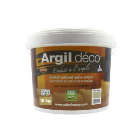 Enduit décoratif à l'Argile Defi Argil déco® fin, Seau de 15kg
