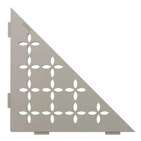 Etagère d'Angle de Douche Schlüter-Shelf-E-S1 Floral 210x210mm Pierre