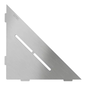 Etagère d'Angle de Douche Schlüter-Shelf-E-S1 Pure 210x210 Inox brossé