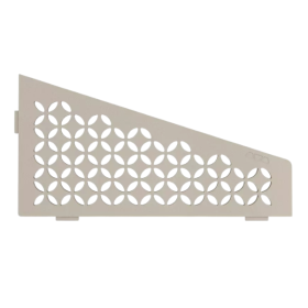 Etagère d'Angle de Douche Schlüter-Shelf-E-S3 Floral 154x295mm Crème
