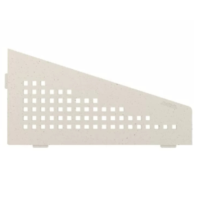 Etagère d'Angle de Douche Schlüter-Shelf-E-S3 Square 154x295mm Ivoire
