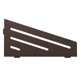 Etagère d'Angle de Douche Schlüter-Shelf-E-S3 Wave 154x295mm Bronze