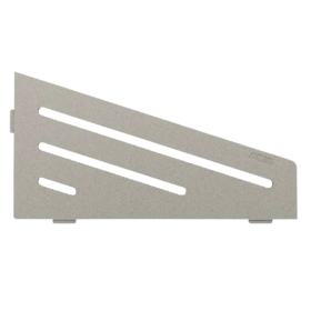 Etagère d'Angle de Douche Schlüter-Shelf-E-S3 Wave 154x295mm Pierre