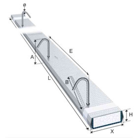 Boite d'Attente Polypropylène Préfabriquée AB-BOX 60S 06/25cm, 120cm