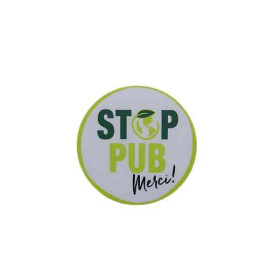 Sticker "Stop Pub" pour Boite aux Lettres 