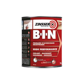 Primaire d'Accrochage Isolant BIN Zinsser 10 litres