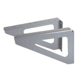 Lot de 2 Equerres pour Boite aux Lettres, Gris Argent