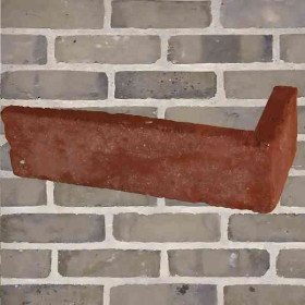 Plaquette d'angle 60x20x220/105 mm Grise par paquet de 18 U 
