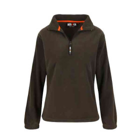 Polaire Col Zippé Femme Herock Aurora Brun