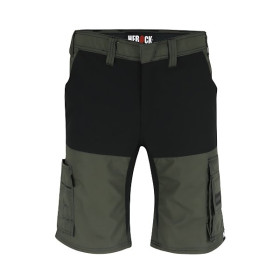 Bermuda de Travail Herock Hespar Kaki Foncé/Noir