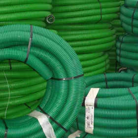 Gaine TPC verte Ø 63 mm en couronne de 50 ml, la couronne