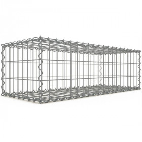 Gabion Rectangulaire 100x30x40 cm 4 faces fil 4 mm maille 5x10 cm