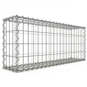 Gabion Rectangulaire 100x40x20 cm 4 faces fil 4 mm maille 5x10 cm
