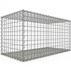 Gabion Rectangulaire 100x50x50 cm 4 faces fil 4 mm maille 5x5 cm