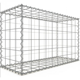 Gabion Rectangulaire 100x60x40 cm 4 faces fil 4 mm maille 10x10 cm