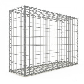Gabion 100x70x30 cm fil 4 mm maille 5x10 et 10x10 cm 6 faces