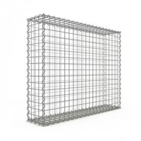 Gabion Rectangulaire 100x80x20 cm 4 faces fil 4 mm maille 5x5 cm