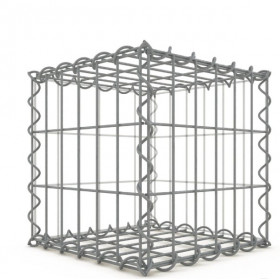 Gabion Cubique 30x30x30 cm fil 4 mm maille 5x10 et 10x10 cm 6 faces