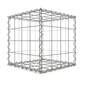 Gabion Cubique 40x40x40 cm 4 faces fil 4 mm maille 10x10 cm