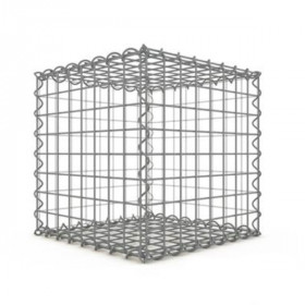 Gabion Cubique 40x40x40 cm fil 4mm maille 5x5 cm 5 faces sans dessous