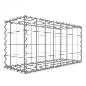 Gabion Rectangulaire 80x40x30 cm 4 faces fil 4 mm maille 10x10 cm